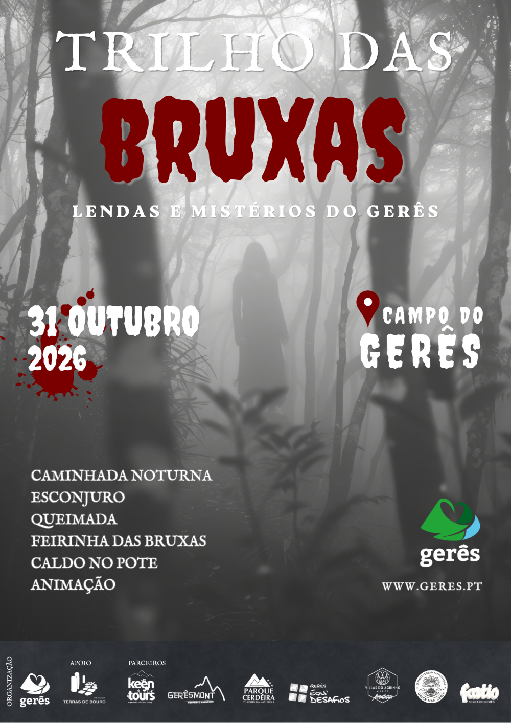 Trilho das Bruxas 2026 - Lendas e Mistérios do Gerês